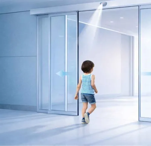 Automatic door solutions with anti-pinch safety for children