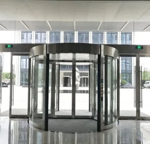 Guide to installing automatic revolving doors for shopping malls