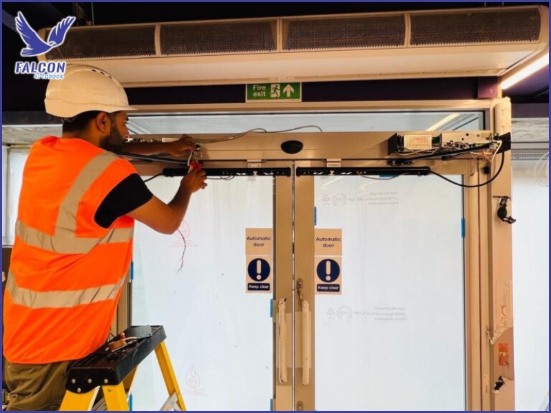 Basic inspection and troubleshooting steps for faulty automatic swing doors