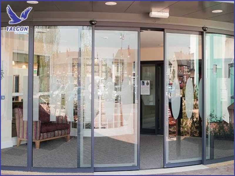 Benefits of investing in curved glass automatic doors