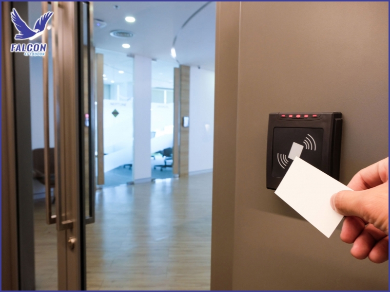 How automatic doors integrated with RFID cards - QR codes work