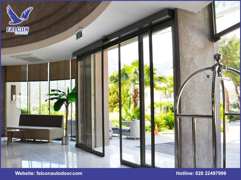 Key advantages of the Falcon automatic telescopic sliding door
