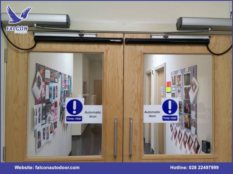 Outstanding advantages of the Falcon automatic swing door