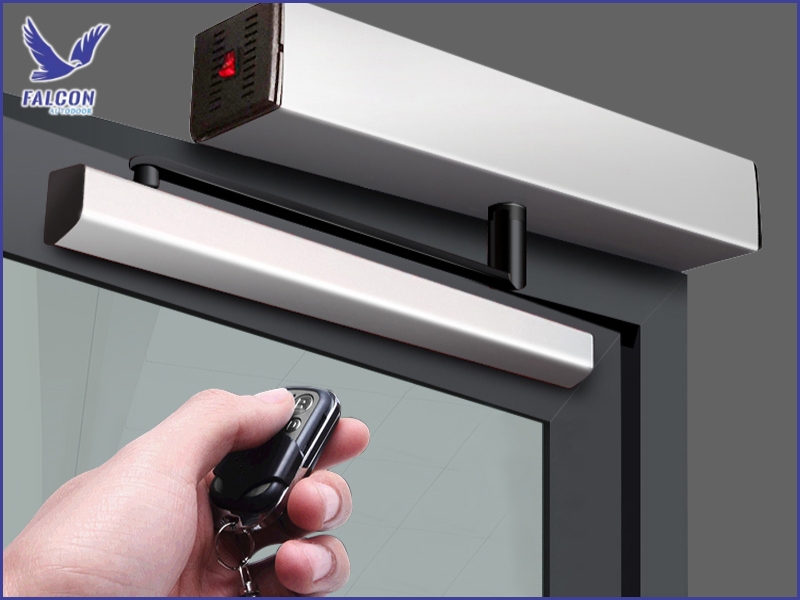 Proper technical process for installing automatic swing doors