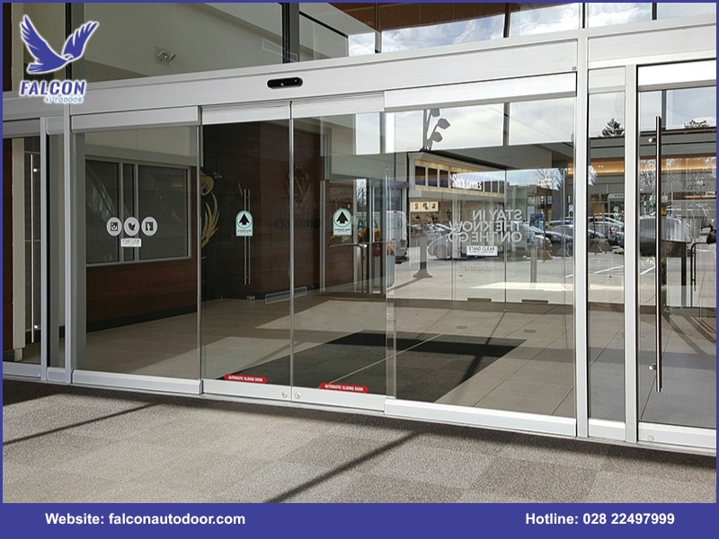 Real-world applications of Falcon automatic telescopic sliding doors