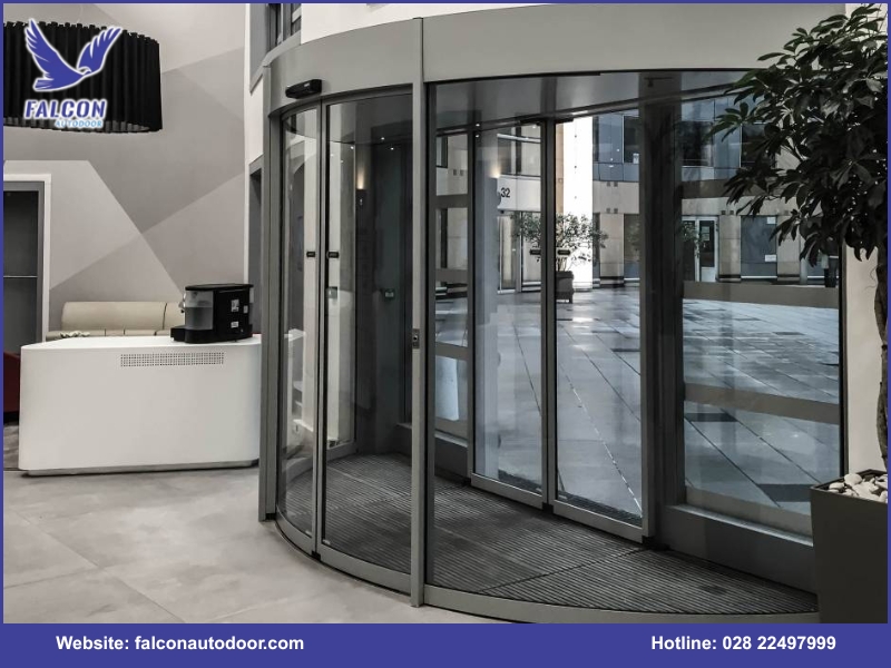 Standout advantages of the Falcon automatic curved sliding door