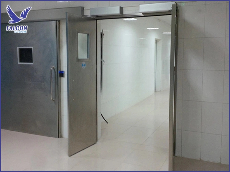 Suitable types of automatic doors for food factories