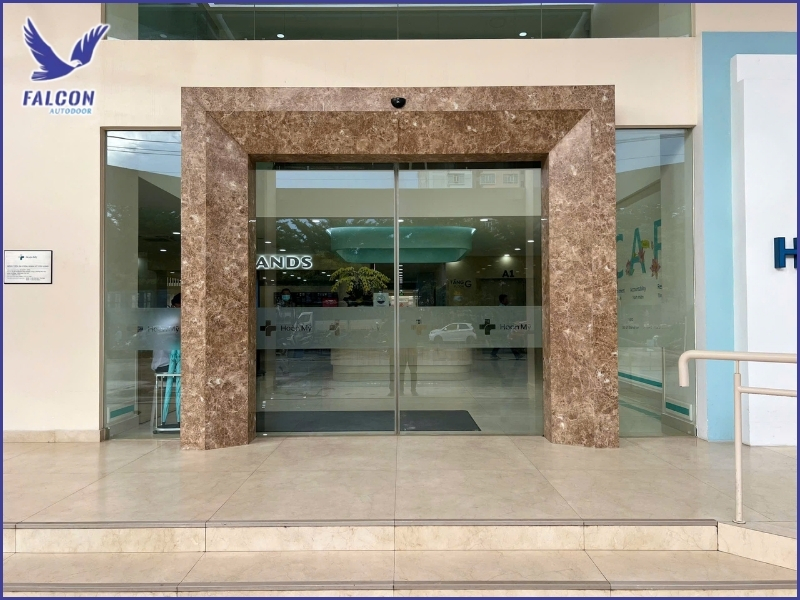 Why does entrance design affect automatic door performance?